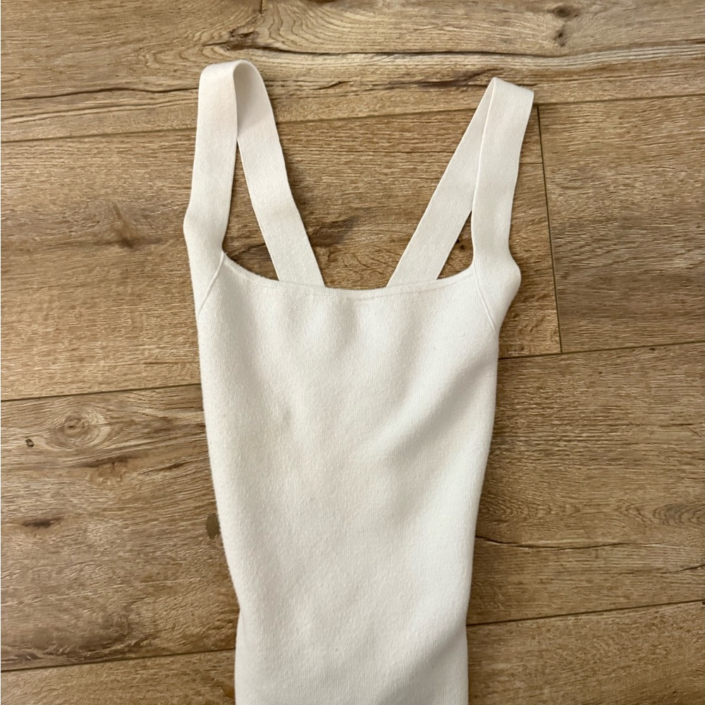 Abercrombie & Fitch White Knit Bodysuit